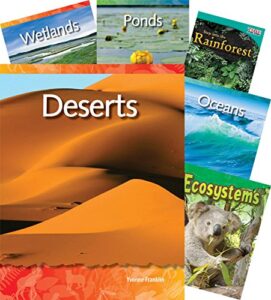 teacher created materials – classroom library collections: biomes and habitats – 10 book set – grades 2-3 – guided reading level k – p