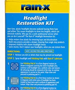 Rain-X 800001809 Headlight Restoration Kit, 0.8