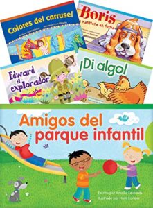 teacher created materials – classroom library collections: literary text readers (spanish) set 2 – 10 book set – grade 1 – guided reading level a – i