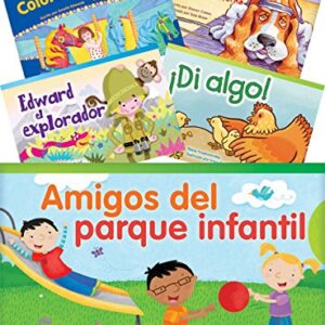 Teacher Created Materials - Classroom Library Collections: Literary Text Readers (Spanish) Set 2 - 10 Book Set - Grade 1 - Guided Reading Level A - I