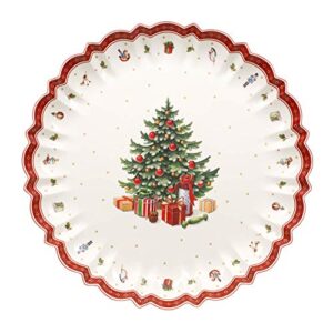 toy’s delight serving platter by villeroy & boch – perfect for christmas cookies and holiday treats -premium porcelain – dishwasher safe – 17.5 inches