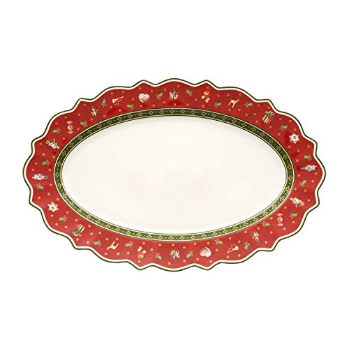 Villeroy & Boch Toy's Delight 50 x 31 cm Oval Platter, Red