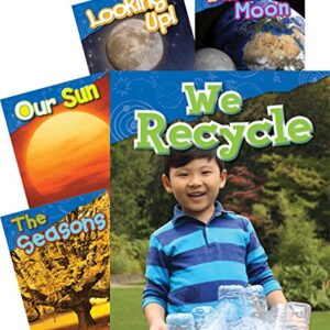 Teacher Created Materials - Science Readers: Earth and Space Science - 5 Book Set - Grade 1 - Guided Reading Level F - K