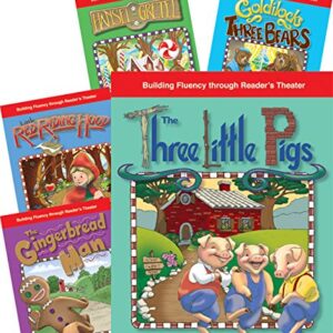 Teacher Created Materials - Reader's Theater: Fairy Tales - 5 Book Set - Grades K-1 - Guided Reading Level A - I
