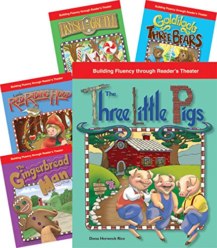 Teacher Created Materials - Reader's Theater: Fairy Tales - 5 Book Set - Grades K-1 - Guided Reading Level A - I