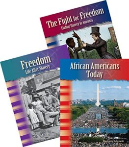 teacher created materials – primary source readers: african american history – 3 book set – grades 4-5 – guided reading level r – t