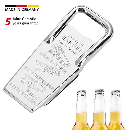 Westmark Germany Hermetus Steel 3-in-1 Resealer Beer Bottle Opener