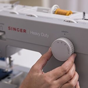 SINGER | 4411 Heavy Duty Sewing Machine With Accessory Kit & Foot Pedal - 69 Stitch Applications - Simple & Great For Beginners