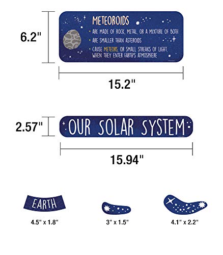 Carson Dellosa – Solar System Bulletin Board Set, Classroom Décor, 32 Pieces
