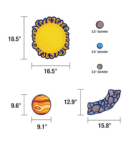 Carson Dellosa – Solar System Bulletin Board Set, Classroom Décor, 32 Pieces