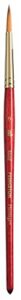 princeton heritage, golden taklon brush for watercolor & acrylic, series 4050 round synthetic sable, size 6