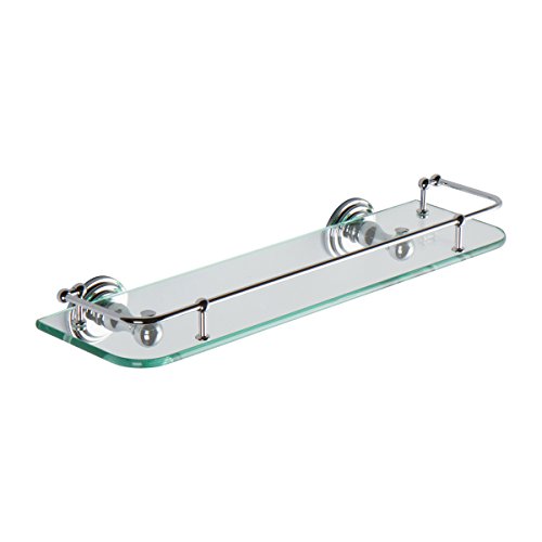 Ginger 1135T-18/PC Chelsea Gallery Rail Shelf, 18", Polished Chrome