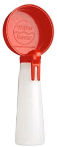 water rover smaller 3-inch bowl and 8-ounce bottle, red