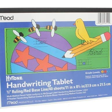 Mead Hytone Handwriting Tablet for Grades 1-2-3, 11X8 1/2" - 1 Pkg