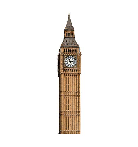 Advanced Graphics Big Ben Clock Tower Life Size Cardboard Cutout Standup