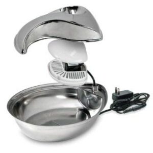 Pioneer Pet Stainless Steel Fountain Raindrop Design