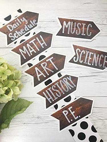 Schoolgirl Style - Industrial Chic | Arrows Colorful Cut-Outs, Classroom Décor, 36 Pieces, Multi (120545)