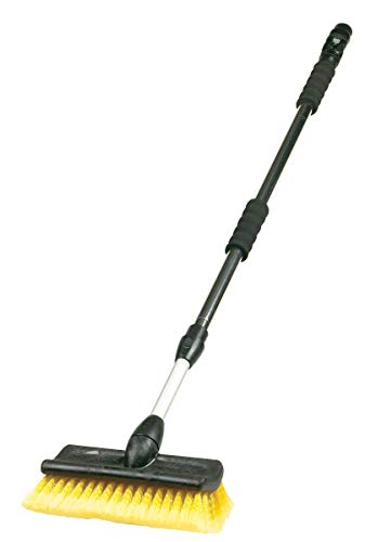 Carrand 93097 Flow-Thru 10" Bi-Level Wash Brush with 71" Extension Pole