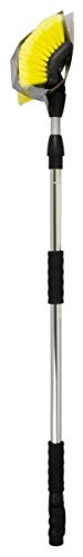 Carrand 93097 Flow-Thru 10" Bi-Level Wash Brush with 71" Extension Pole