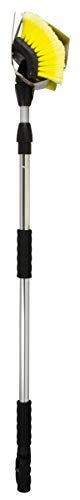 Carrand 93097 Flow-Thru 10" Bi-Level Wash Brush with 71" Extension Pole