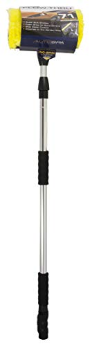 Carrand 93097 Flow-Thru 10" Bi-Level Wash Brush with 71" Extension Pole