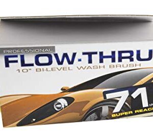 Carrand 93097 Flow-Thru 10" Bi-Level Wash Brush with 71" Extension Pole