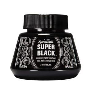 speedball super black india ink, 2-ounce