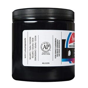 Speedball Acrylic Screen Printing Ink, 8-Ounce, Black