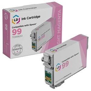 ld products remanufactured ink cartridge replacement for epson 99 t099620 (light magenta) for use in artisan 700, 710, 725, 730, 810, 835, 837