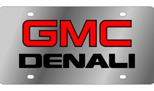 GMC Denali License Plate