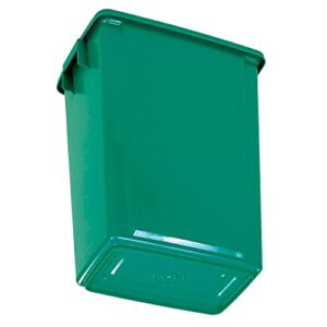 Global Industrial Recycling Container, 15 Gallon, 12" W X 18" D X 24" H, Green