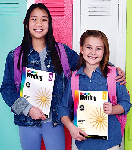 Spectrum 8th Grade Writing Workbook, Ages 13 to 14, Grade 8 Writing Workbook Informative, Advertising, Persuasive, Letter, and Fiction Story Writing Prompts 8th Grade Workbook - 144 Pages