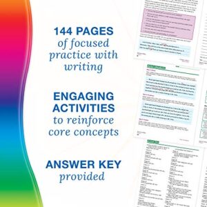 Spectrum Writing Workbook Grade 4, Informative, Opinion, Dialogue, Letter, and Story Writing Prompts, Writing Practice for Kids, Classroom or Homeschool Curriculum (Spectrum Writing)