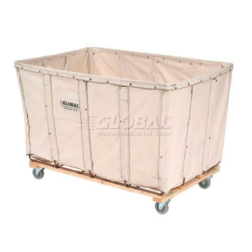 Canvas Basket Bulk Truck, 16 Bushel, 40" L x 28-1/4"W x 30-1/2"H