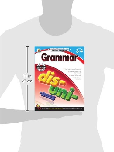 Carson-Dellosa Kelley Wingate Series Common Core Edition Grammar Workbook, Grades 3 - 4 (Ages 8 - 10)