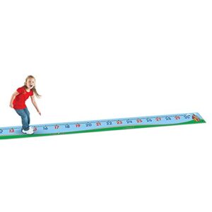 Learning Resources 0-30 Number Line Floor Mat, Blue