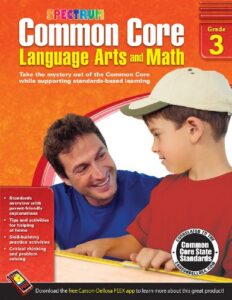 spectrum – common core language arts and math, grade 3