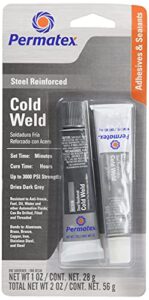 permatex 14600 cold weld bonding compound, two 1 oz. tubes , black