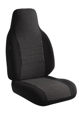 Fia OE39-2 CHARC Custom Fit Front Seat Cover Bench Seat - Tweed, (Charcoal)