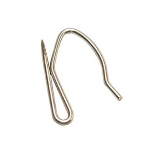 RV Designer A113 Stainless Steel Drape Hook, 14 Per Pack, Window Covering Hardware