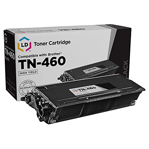 LD Compatible Toner Cartridge Replacement for Brother TN460 High Yield (Black)