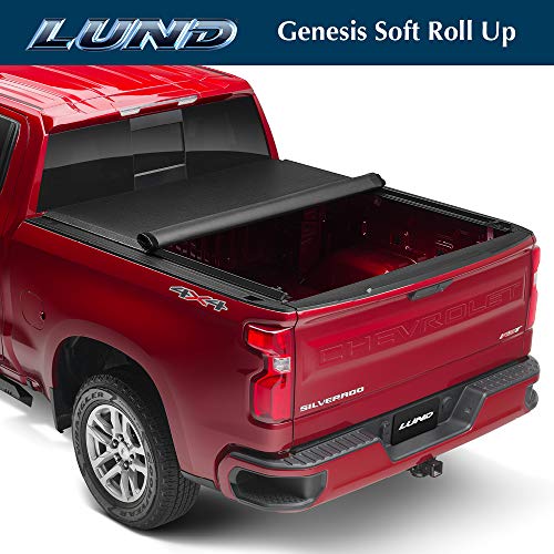 Lund Genesis Roll Up Soft Roll Up Truck Bed Tonneau Cover | 96016 | Fits 1994 - 2001 Dodge Ram 1500, 2002 2500/3500 8' Bed (96")