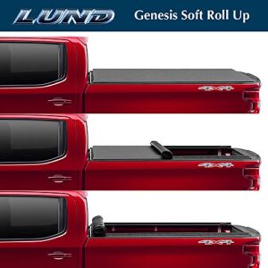 Lund Genesis Roll Up Soft Roll Up Truck Bed Tonneau Cover | 96016 | Fits 1994 - 2001 Dodge Ram 1500, 2002 2500/3500 8' Bed (96")