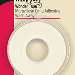 Dritz Wash Away Wonder Tape, 1/4-Inch by 10-Yards, White