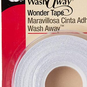 Dritz Wash Away Wonder Tape, 1/4-Inch by 10-Yards, White