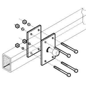 EAZ LIFT Parts/Accessories Sway Control Adapter 2" x 3" (48385)