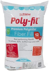 fairfield 100% polyester poly-fil 12 oz