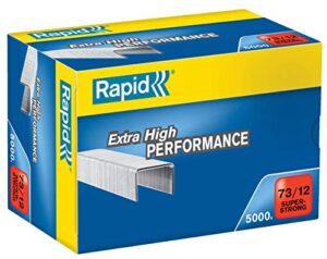 rapid 24890800 1/2-inch 73 series staples for stapling pliers with hd31, 5000 per box