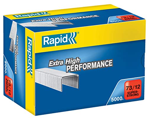 Rapid 24890800 1/2-Inch 73 Series Staples for Stapling Pliers with HD31, 5000 Per Box