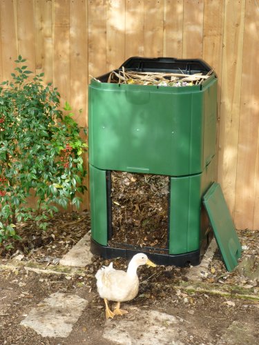 Exaco Aerobin 400 Insulated Compost bin, 113 Gallon, Green